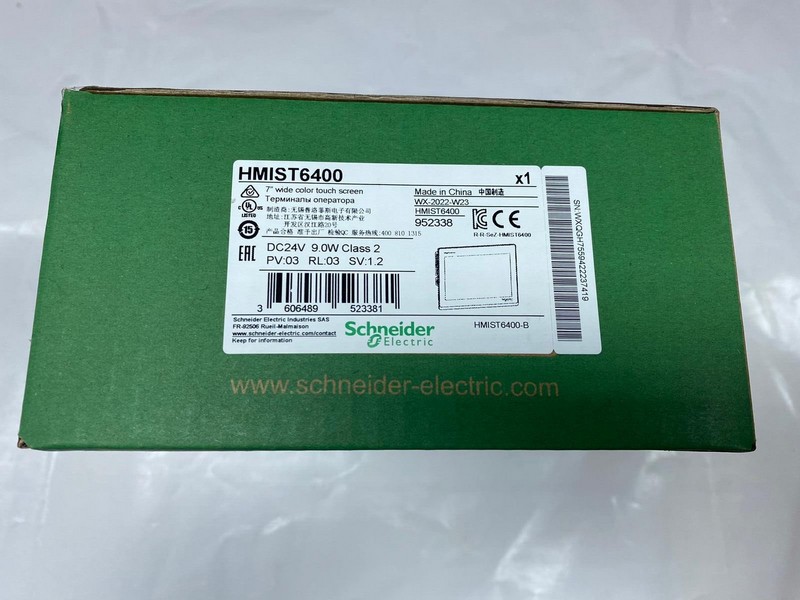 HMIST6400 Touch Panel - 7" wide color touch screen NEW DATED Schneider Electric