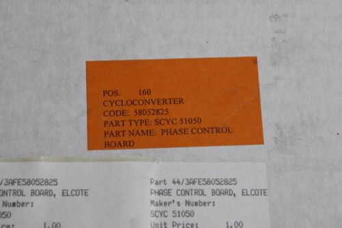 58052825 SCYC 51050 PHASE CONTROL BOARD ABB