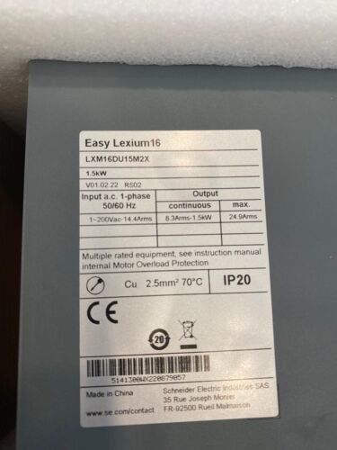 LXM16DU15M2X Easy Lexium 16 Servo Drive Schneider Electric