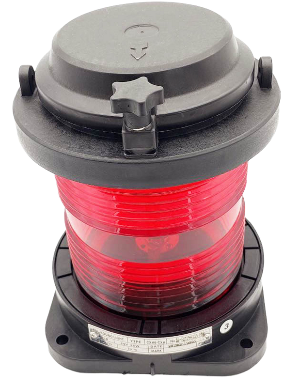 CXH14 360° 8W 100-220VAC HX фонарь сигнально-отличительный проблесковый красный