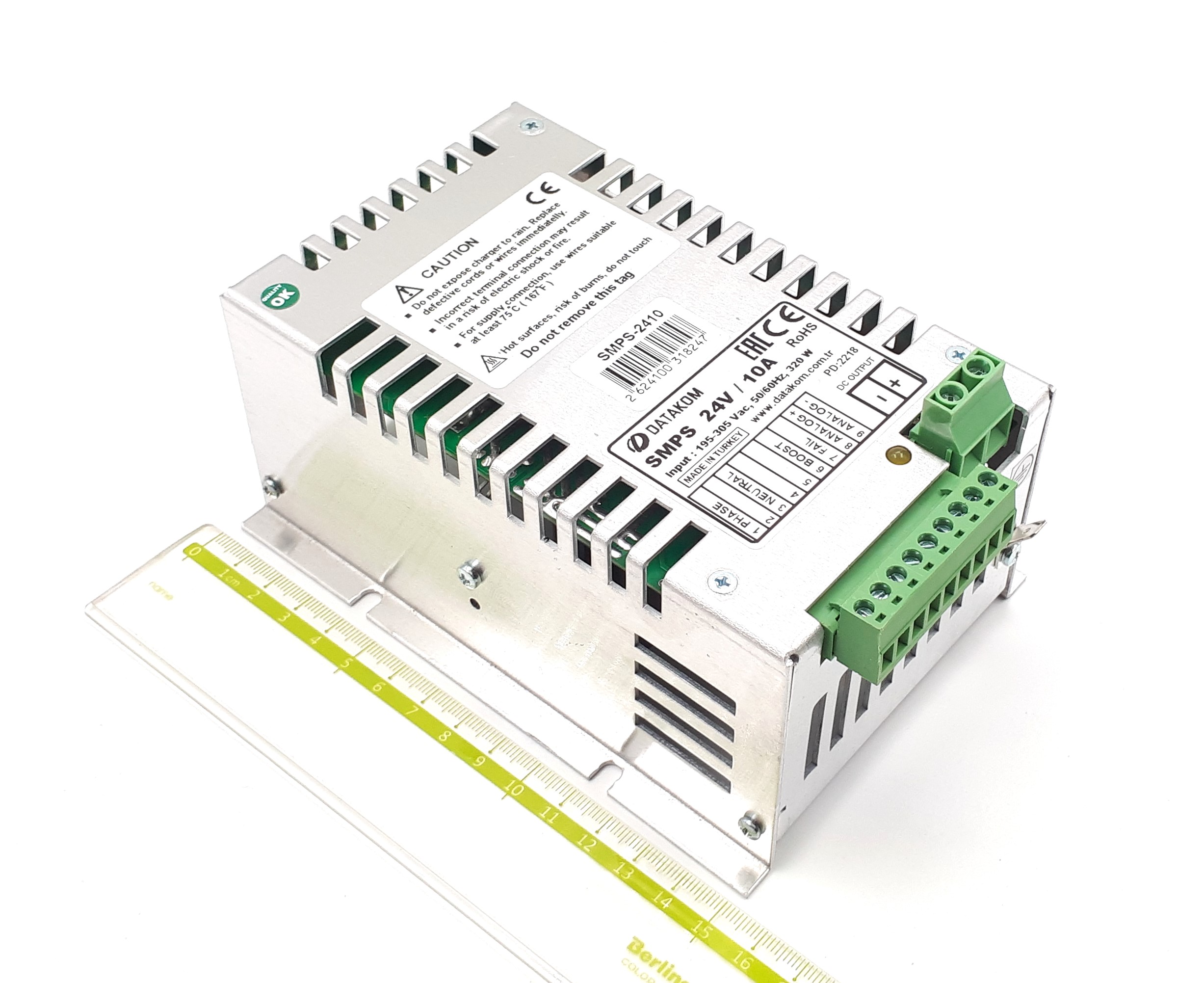 SMPS-2410 320W 195-305VAC/24VDC 10A Datakom блок питания