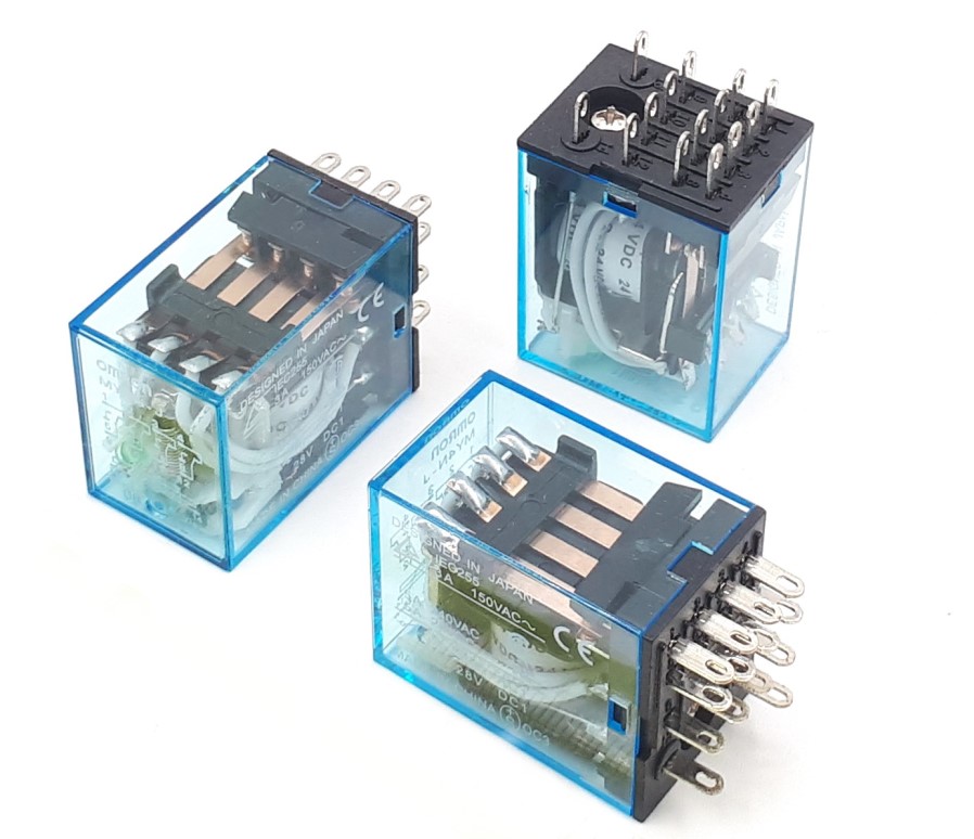 MY4N-J 5A 24VDC 4NO+4NC Omron реле промежуточное
