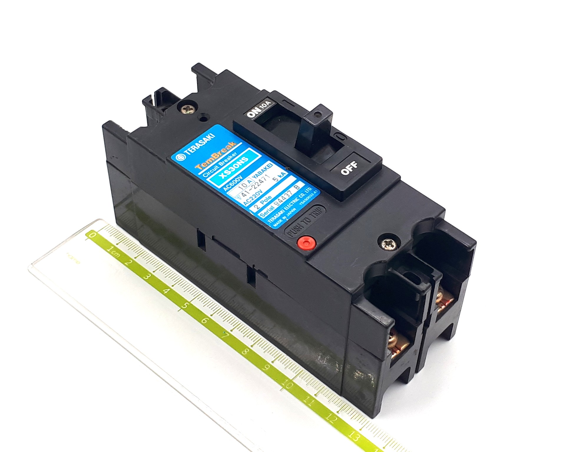 XS30NS 10A 2P 2,5kA 600VAC/250VDC Terasaki выключатель автоматический