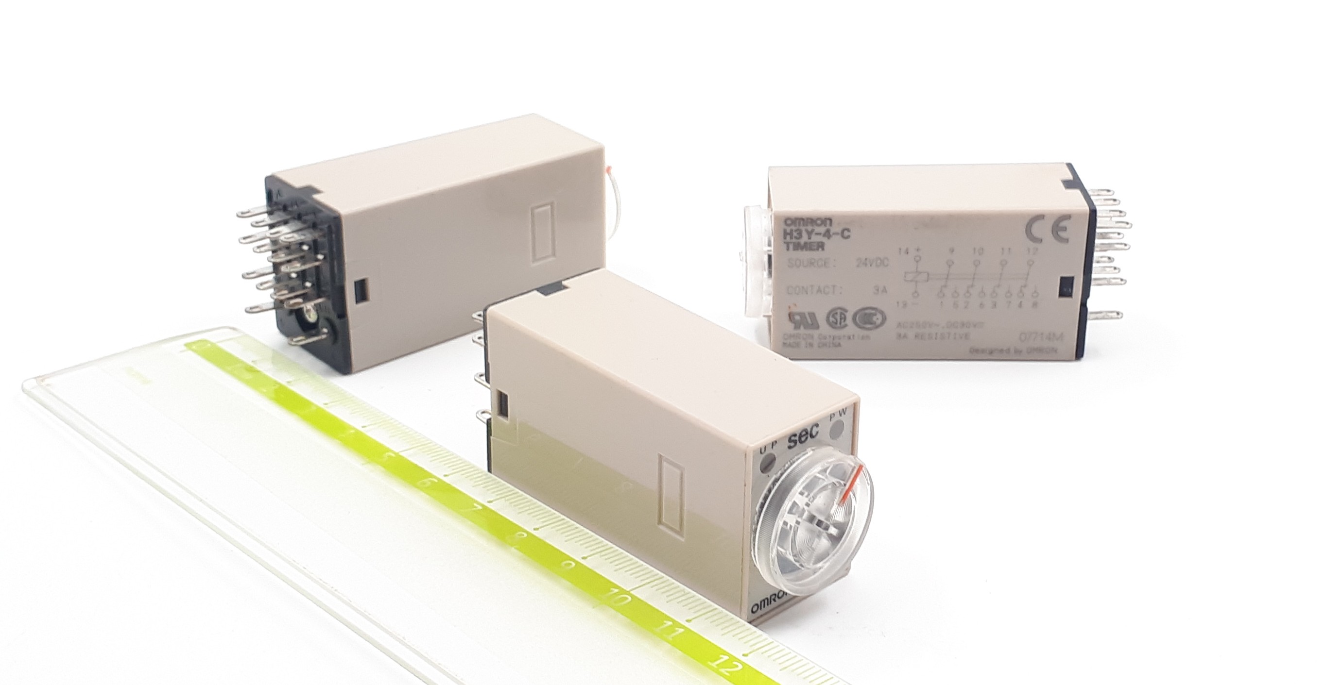 H3Y-4 0-30sec 24VDC 4NО+4NC Omron реле времени