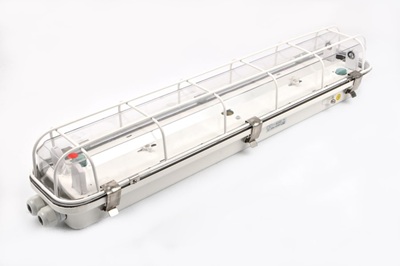 FPC28-2GE 2х18W 230VAC IP67 (решетка) АМЭО светильник люминесцентный аварийный