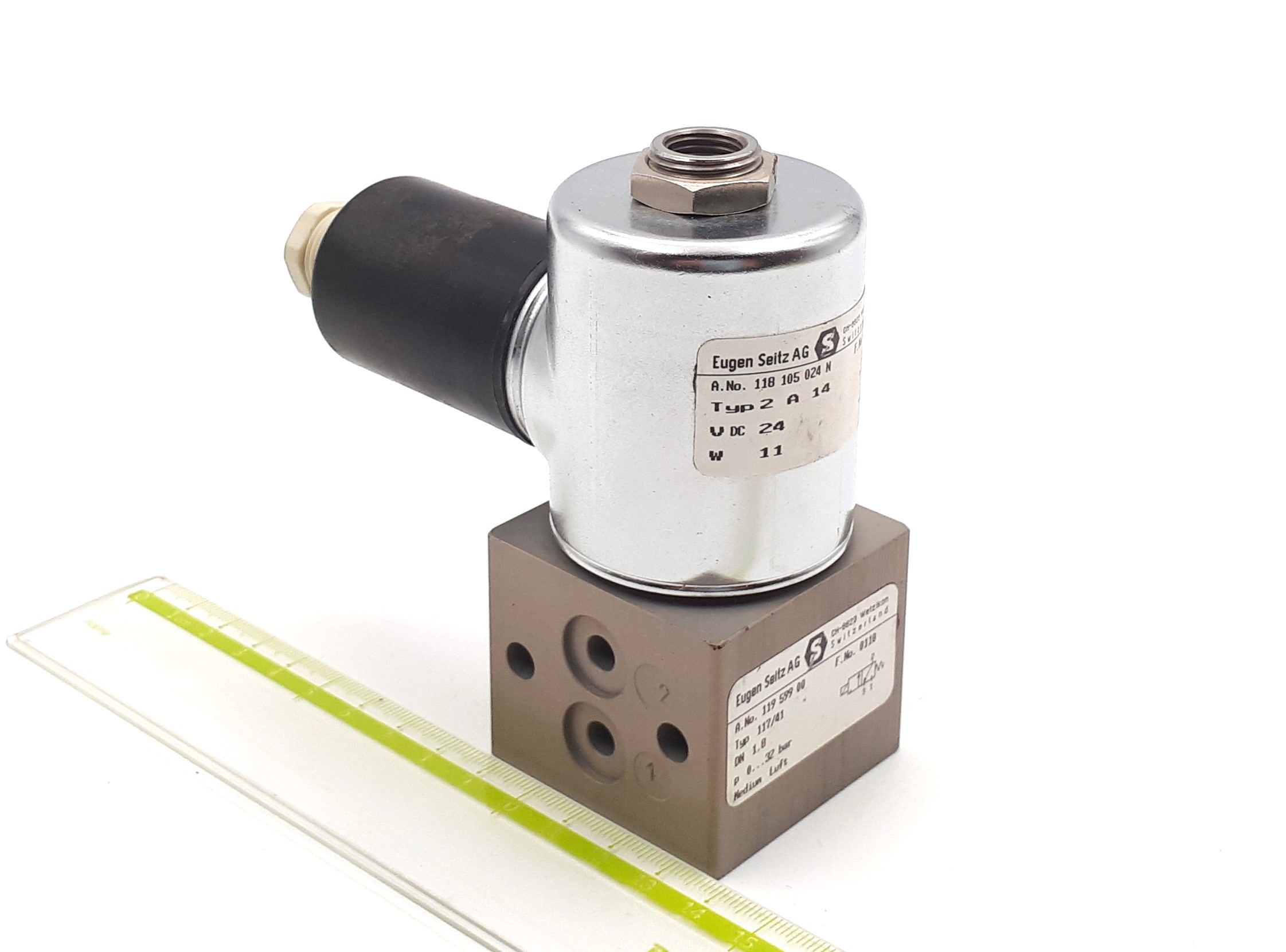 117/41 24VDC 11W 32bar Seitz клапан электромагнитный