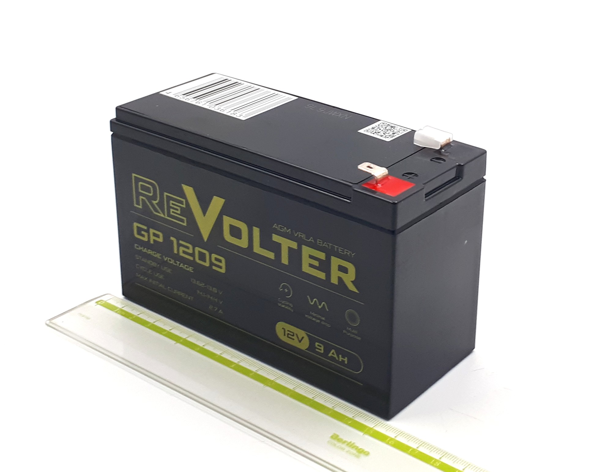 GP1209 12V 9Ah Revolter аккумулятор свинцово-кислотный