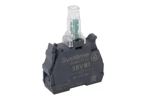 SBVB1 24V Systeme Electric (белый) индикатор светосигнальный