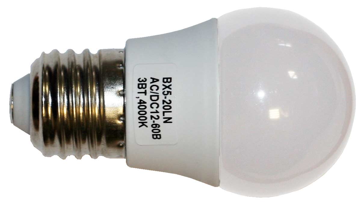 E27 3W 12-60V 4000K BX5-20LN TauRay лампа светодиодная
