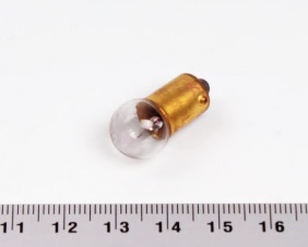 B9s/14 0,54A 2,5V МН 2,5-0,54 лампа накаливания миниатюрная