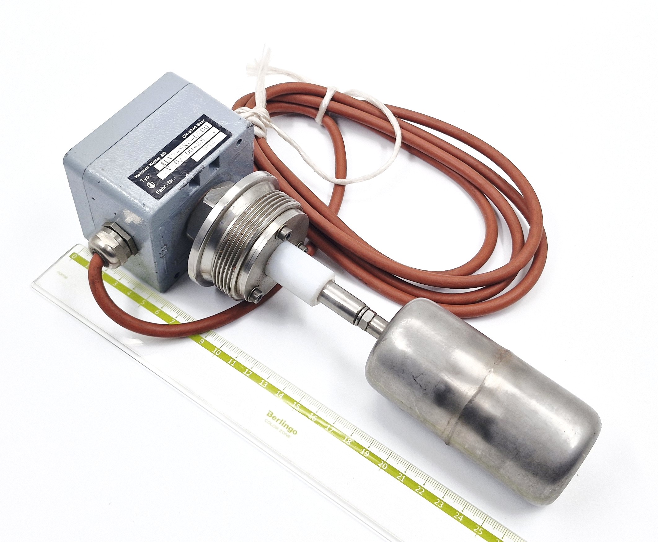 ALV2-SNU-L200 2V50/100-2Sil 165mm KSR Kubler датчик реле уровня поплавковый