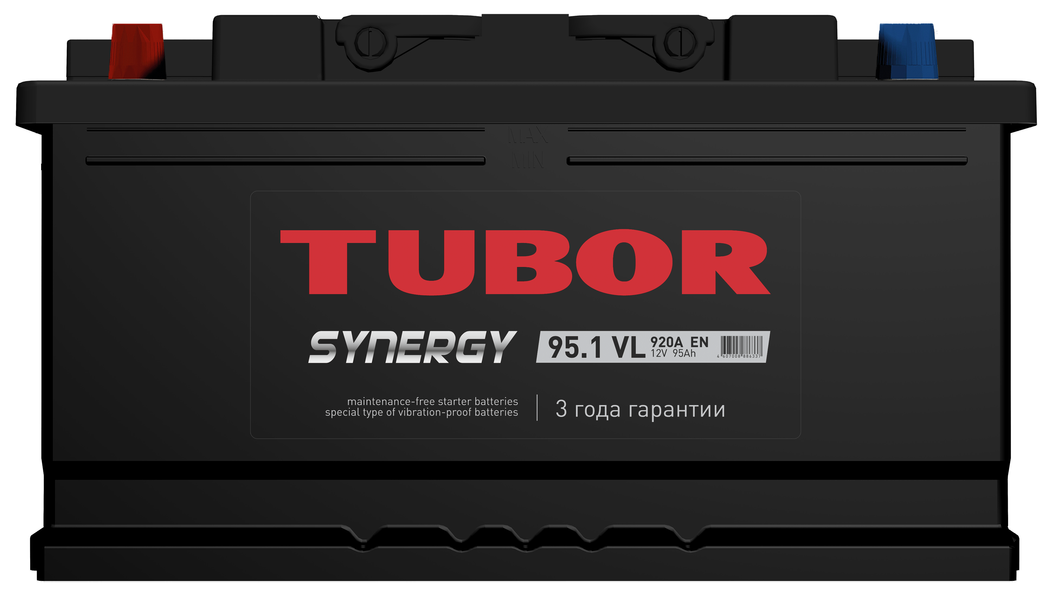 6СТ-95.1 VL 95Ah TUBOR SYNERGY аккумулятор свинцово-кислотный