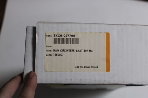 EXC61027769 MAIN CIRC. INTERF. SNAT 607 MCI OPEN BOX ABB