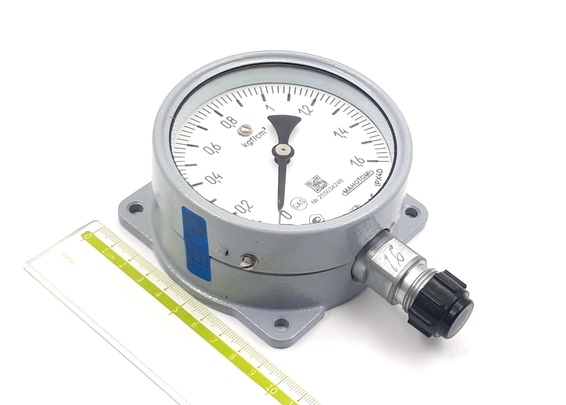 МТПСд-100 ОМ2 0-1,6kg/cm2 M20x1,5R Ф Манотомь манометр судовой