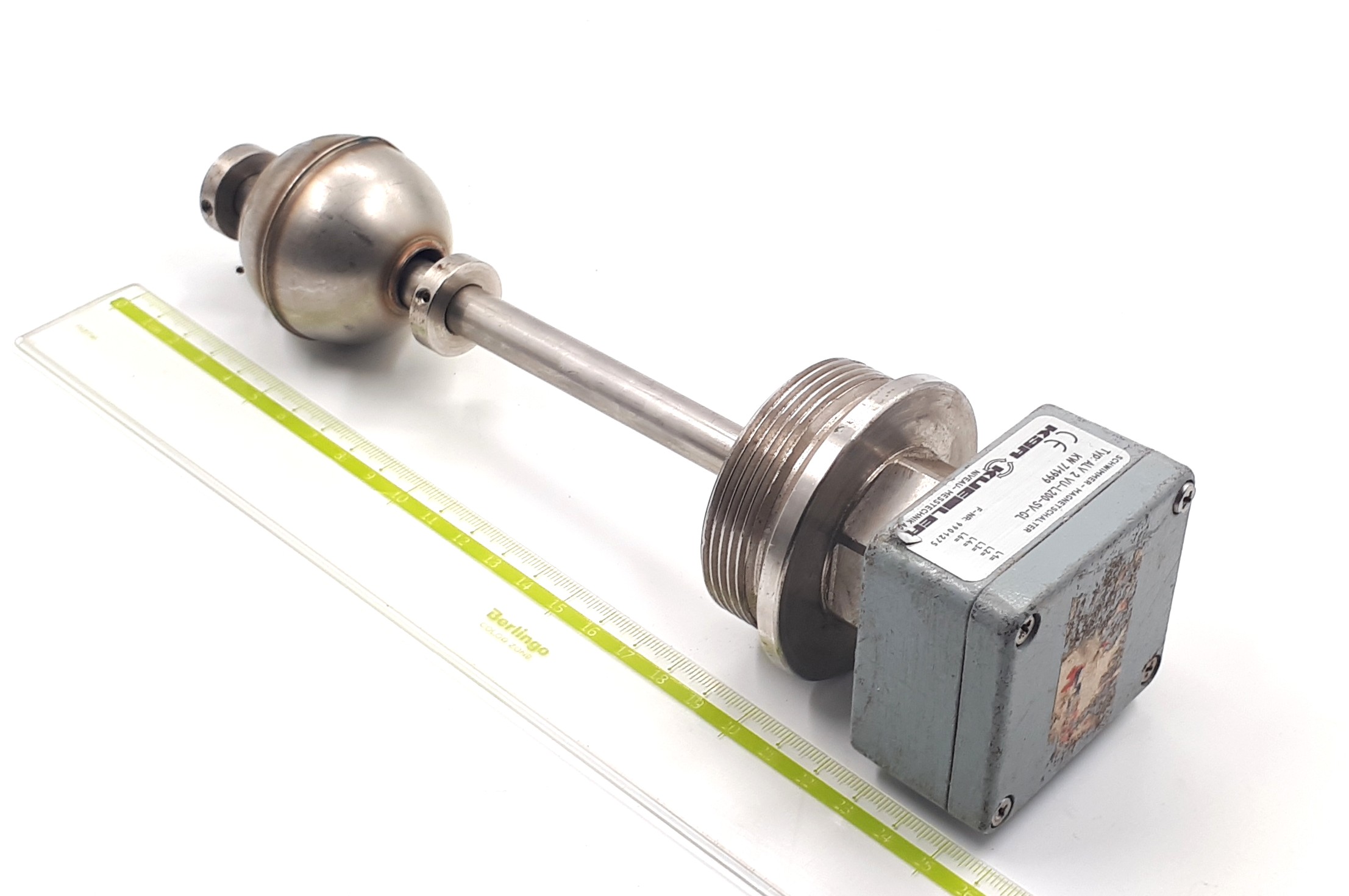 ALV2-VU-L200-SV-GL 200mm KSR Kubler датчик реле уровня поплавковый ALV2-VU-L200-SV-GL 200mm KSR Kubler датчик реле уровня поплавковый