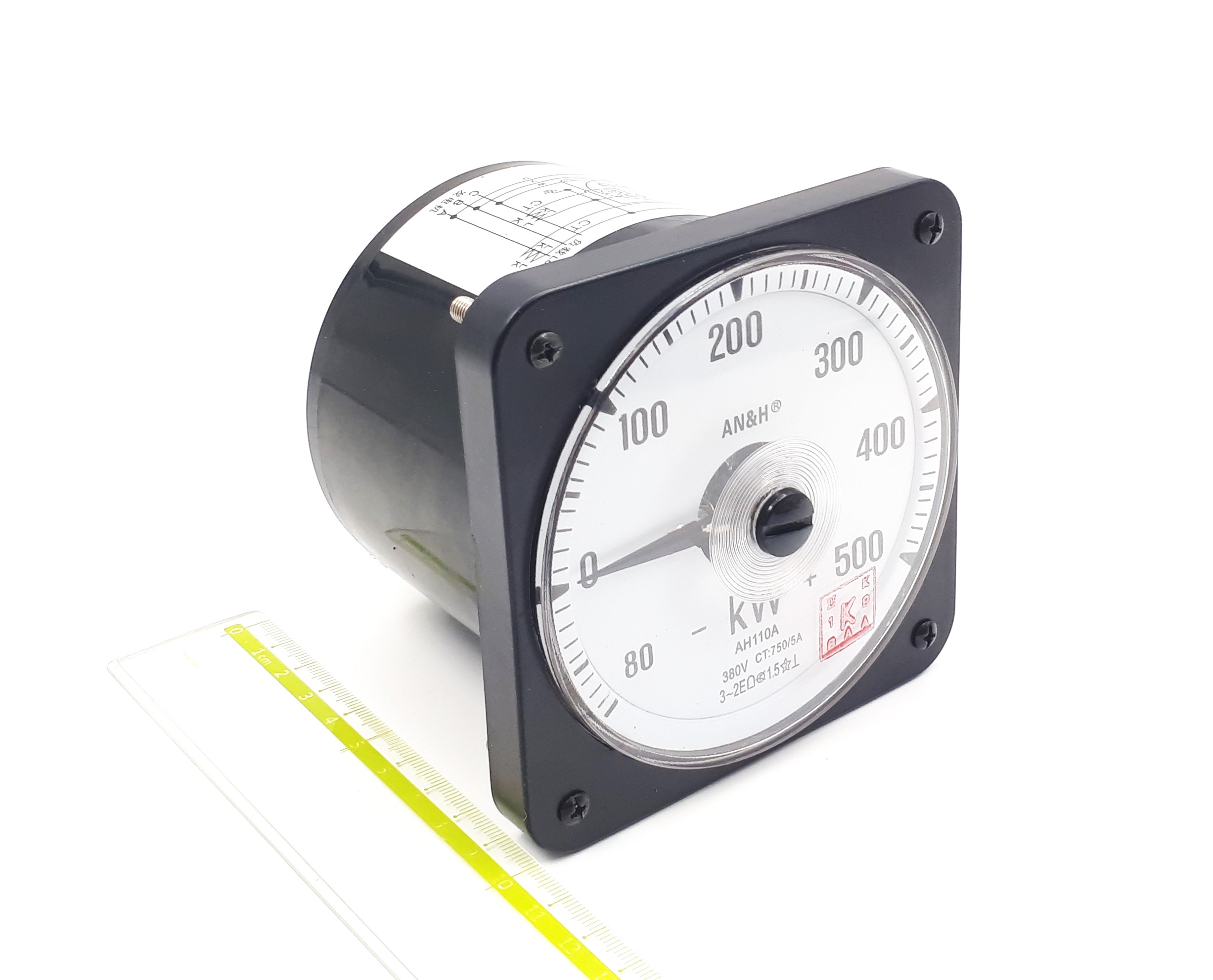 AH110A 80-0-500kW 380V 750/5А 3P AN&H ваттметр