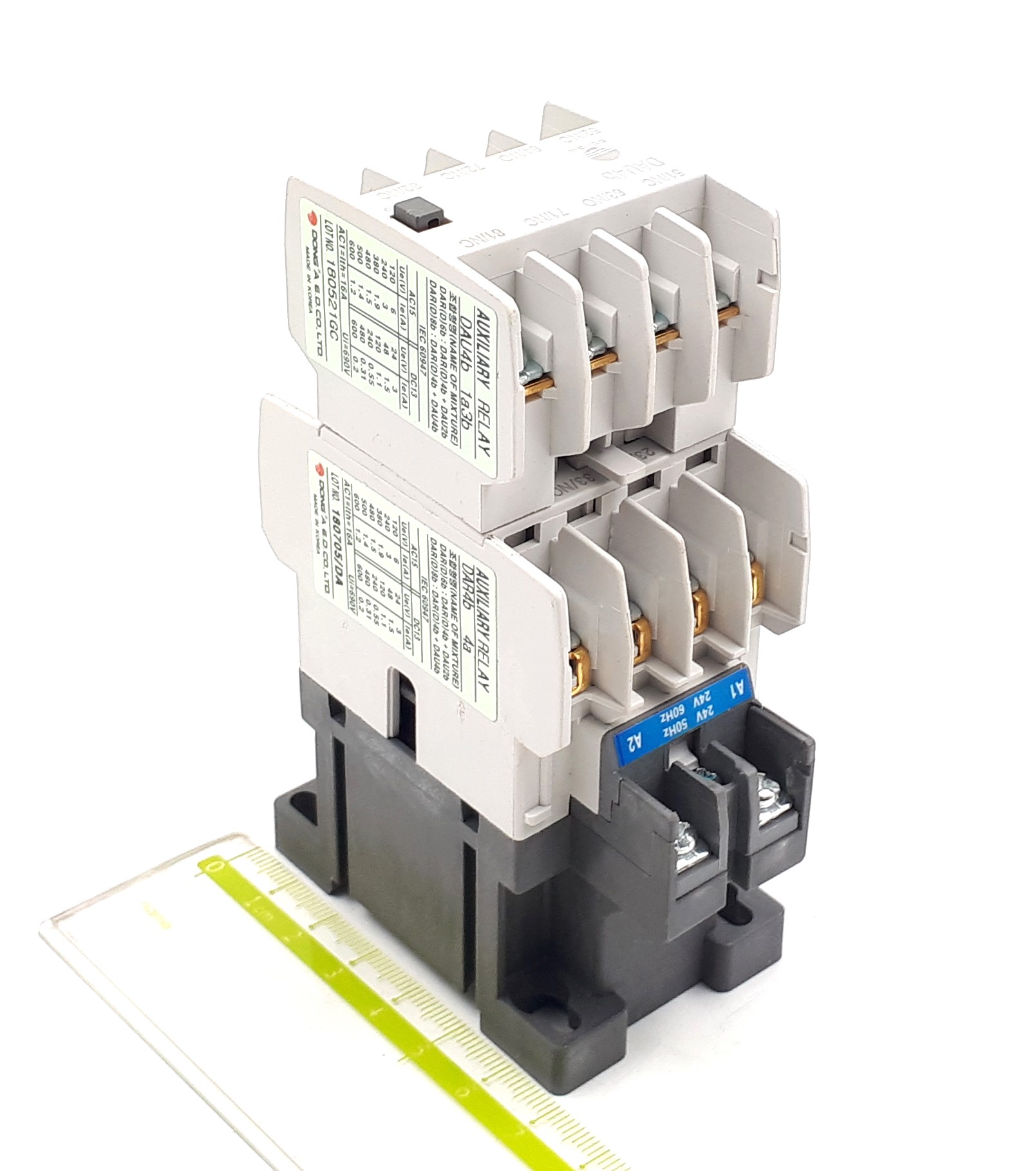 DAR8b 16A 24VAC 5NO+3NC Dong-A контактор