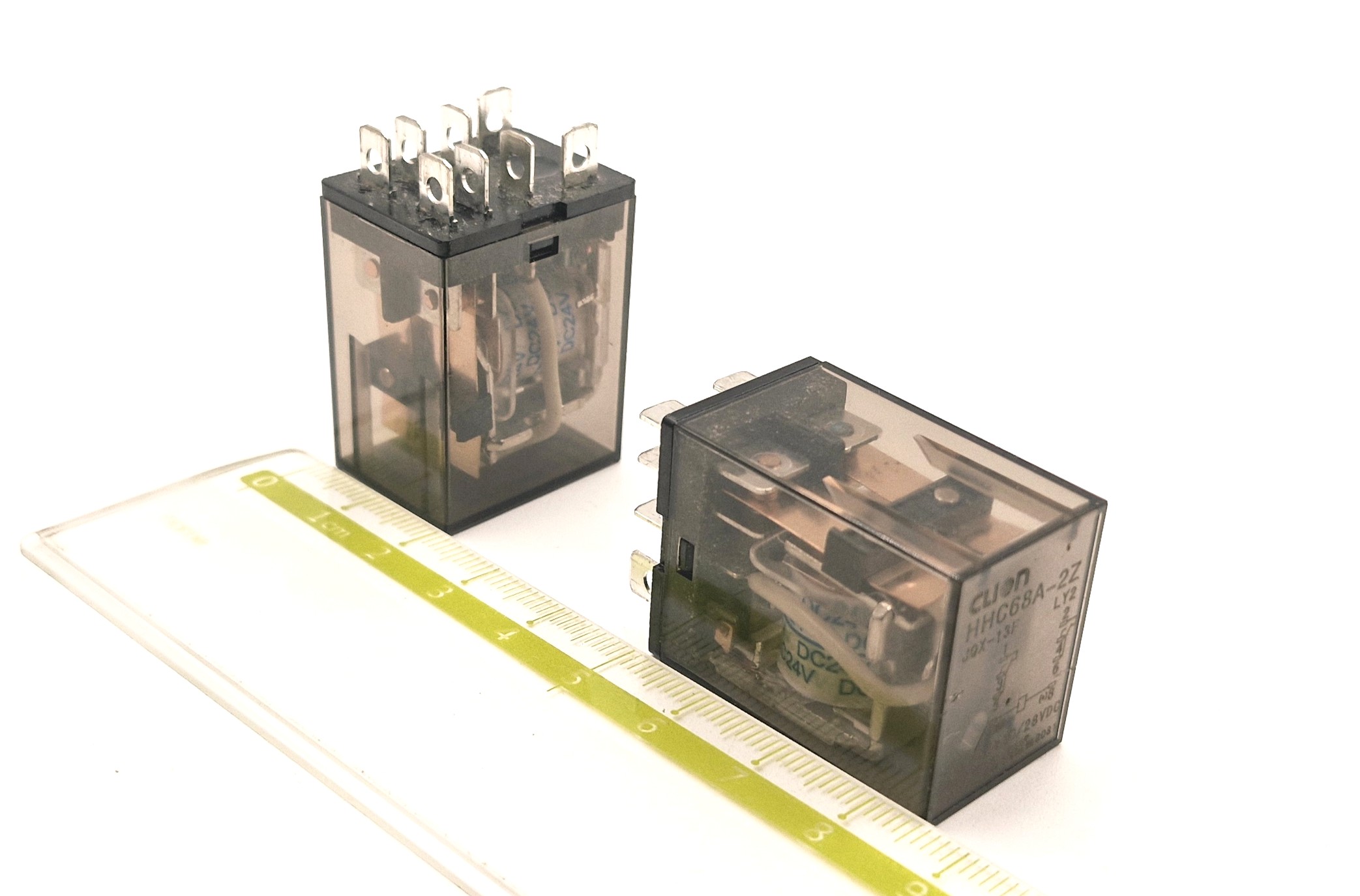 HHC68A-2Z (JQX-13F) 24VDC 10A 2NO+2NC CLION реле промежуточное