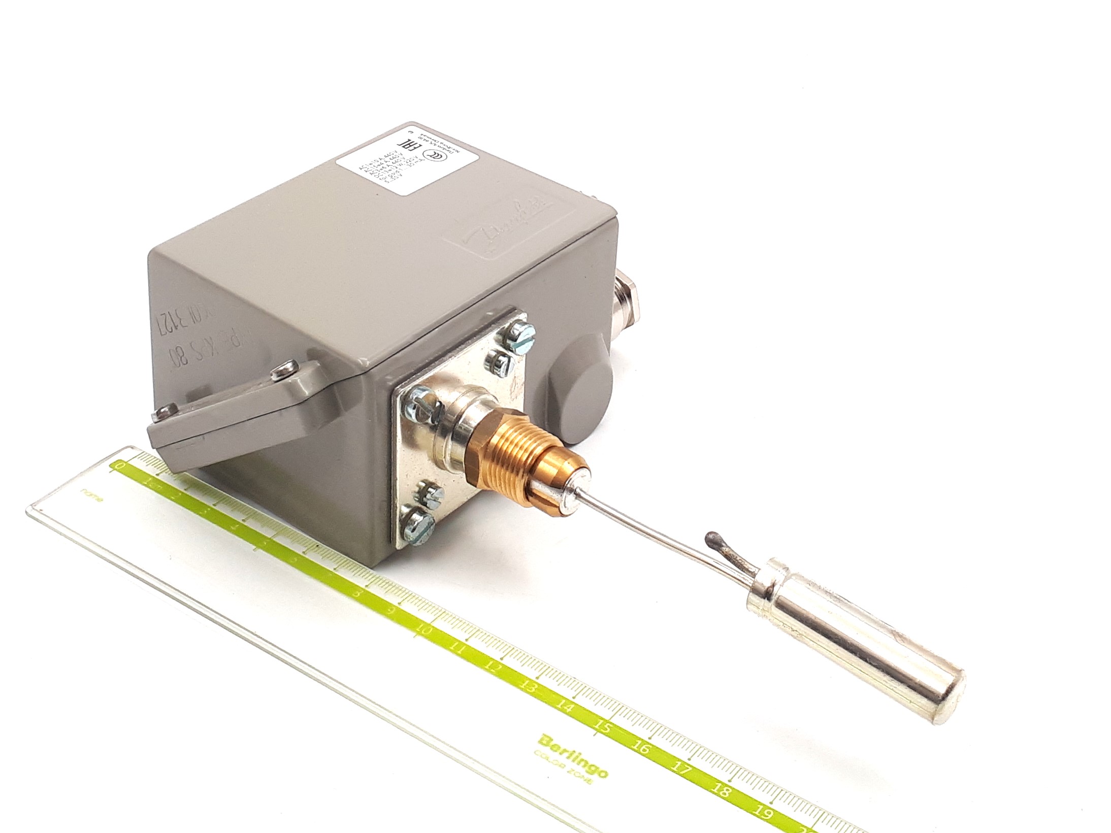 KPS80 060L312766 70-120°С diff.4,5-18°С 110mm M18x1,5R Danfoss датчик реле температуры