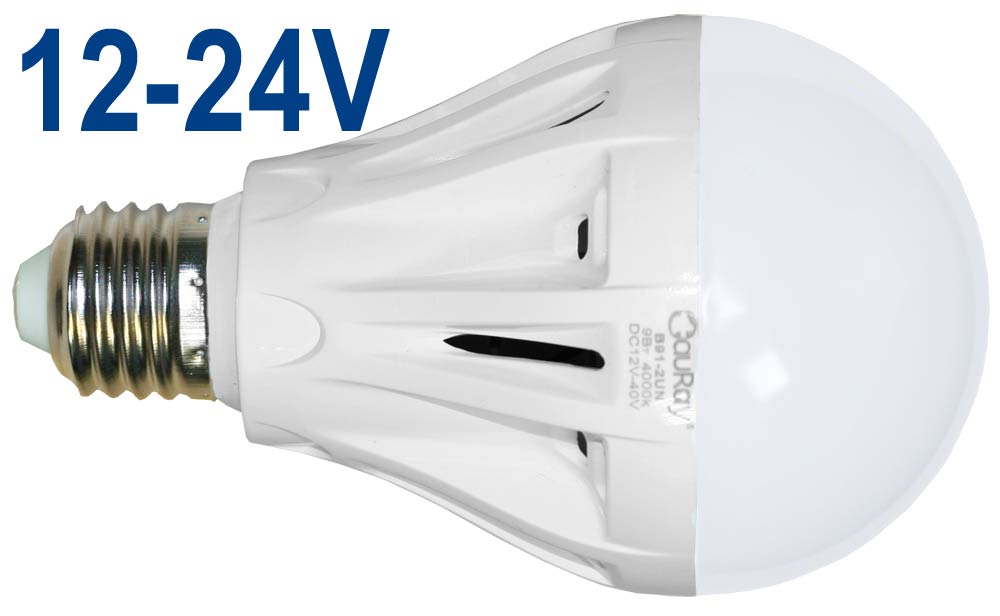 E27 9W 12-24V 4000K B91-2UN TauRay лампа светодиодная