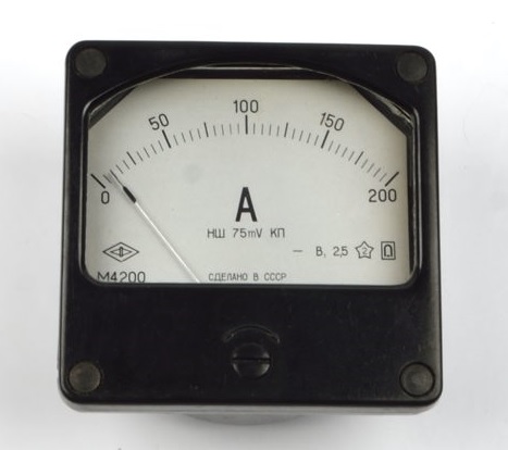 М4200 0-200A DC амперметр