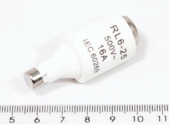 RL6-25 (DII/R021) 16A 22x50mm Diazed предохранитель