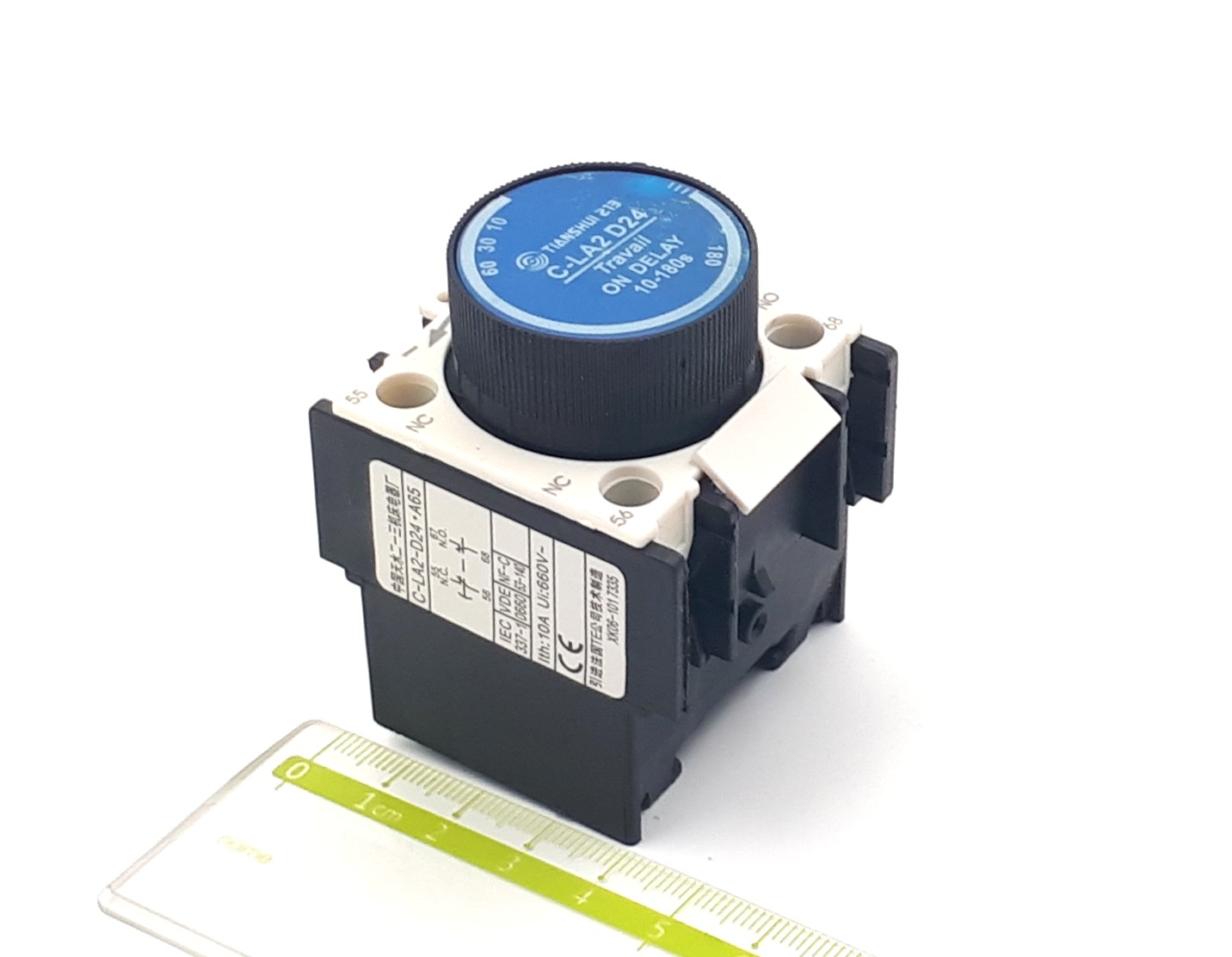 C-LA2-D24 A65 10-180s On Delay 1NO+1NC приставка выдержки времени