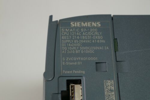 Simatic S7-1200 CPU 6ES 214-1BG31-0XB0 Siemens