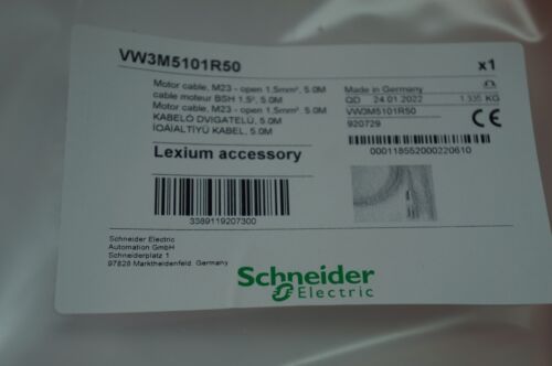 VW3M5101R50 Motor Cable 4x1,5mm²+2x1mm² - 5 mt Schneider Electric