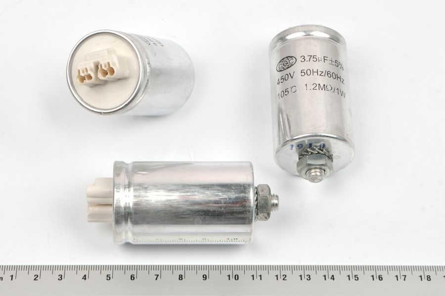 CBB60 3,75mF 450V 50/60Hz 1,2mOm/1W конденсатор электролитический (пусковой)