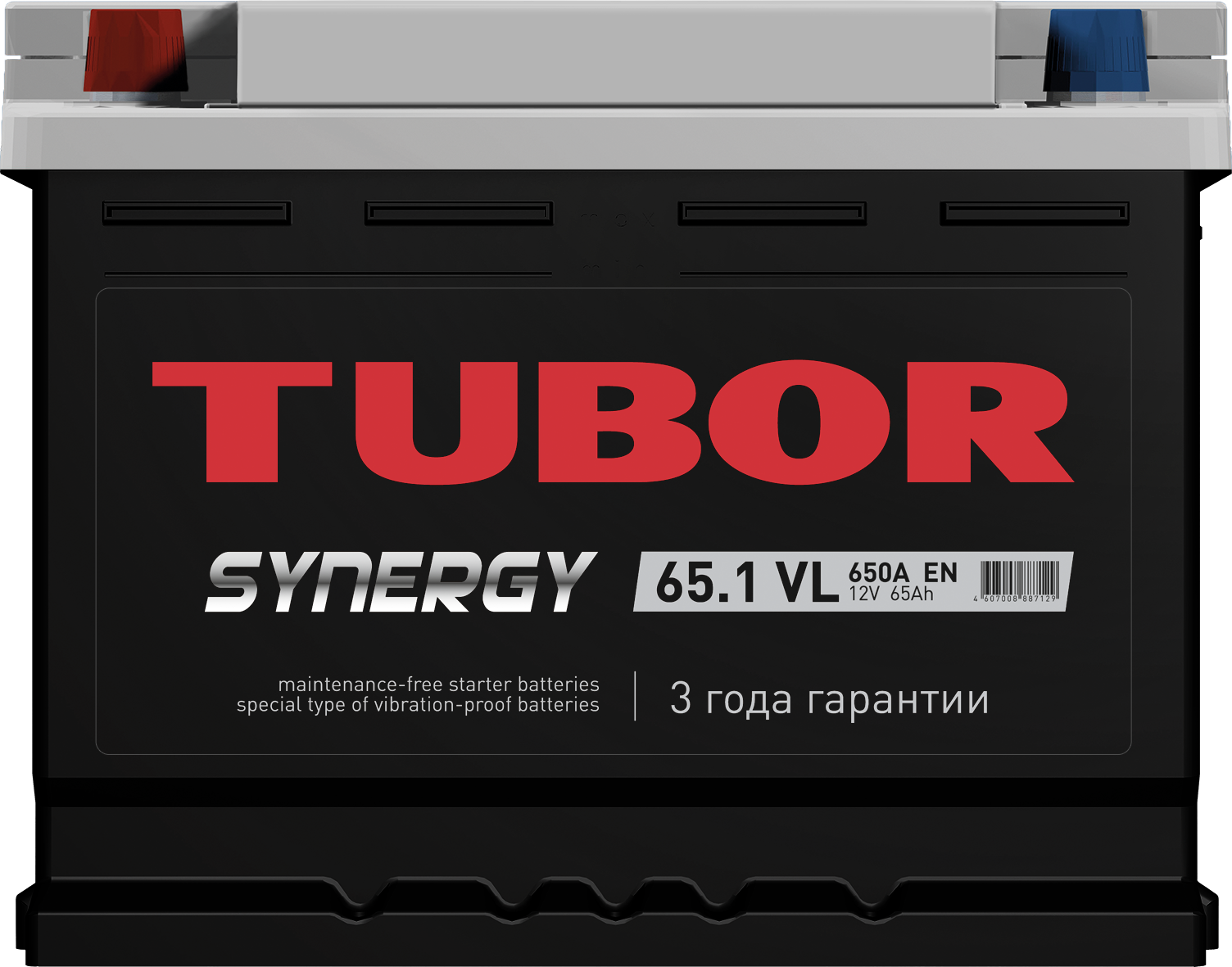 6СТ-65.1 VL 65Ah TUBOR SYNERGY аккумулятор свинцово-кислотный