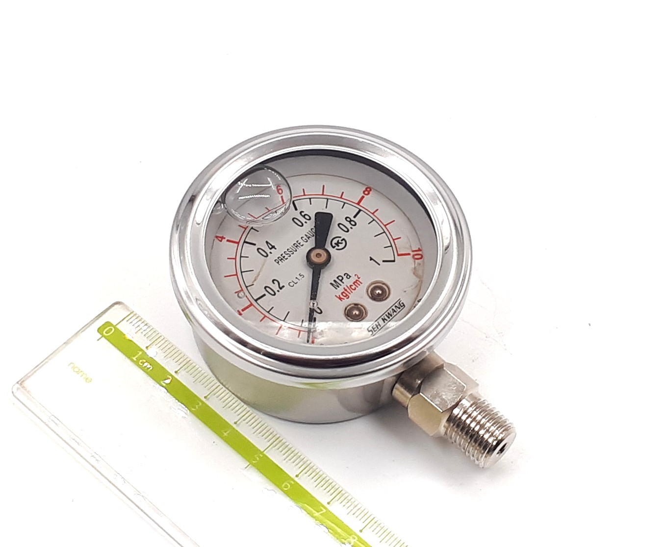 KSB5305 0-10bar 60mm G1/4R Seh Kwang Ф манометр виброустойчивый