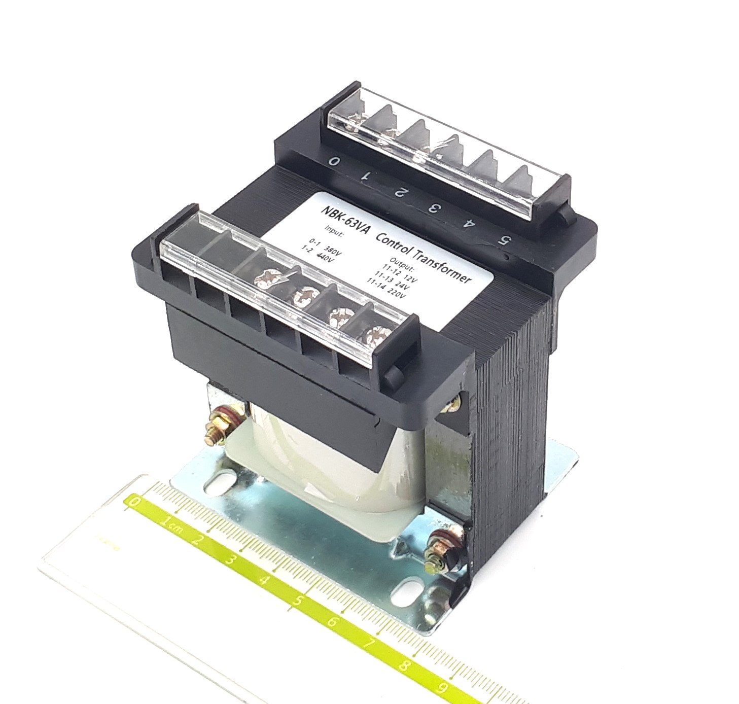 NBK(BK)-63VA 440-380V/220-24-12V 63VA трансформатор понижающий  