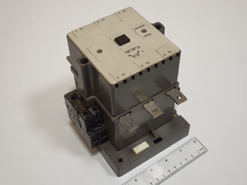 3TB50-14-0A 160A 380/460VAC 55kW 380/415VAC 4NO+4NC 3P Siemens контактор
