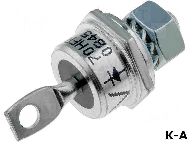 70HFR120 (DO5) 70А 1200V M6x1 диод  70HFR120 (DO5) 70А 1200V M6x1 диод