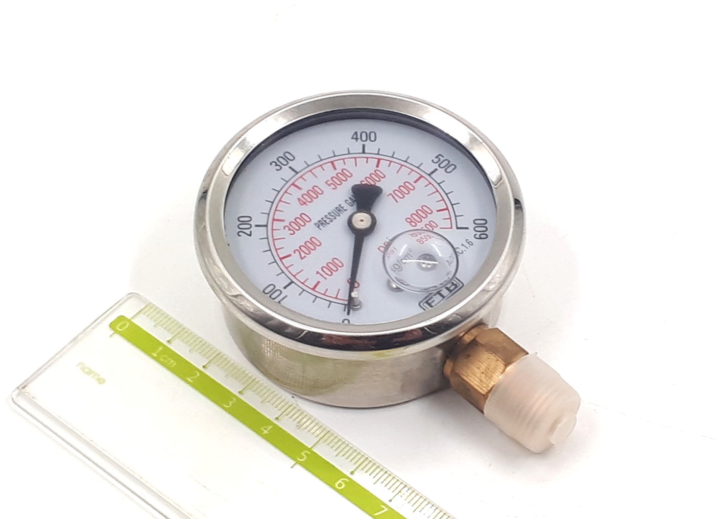 YTN-60 0-600kg/cm2 60mm G1/4R HONGQI манометр виброустойчивый