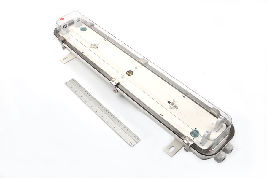 FPC28-2E 2х18W 230VAC G13 IP67 "лапы" АМЭО светильник люминесцентный аварийный