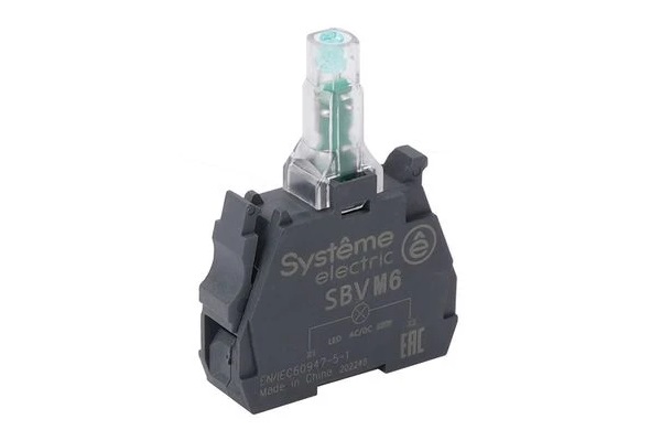 SBVB6 24V Systeme Electric (синий) индикатор светосигнальный
