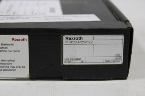 REXROTH Pump Controller Card VT-VPCD-1-12/V0/1-0-1 MNR: R901044346 sealed box