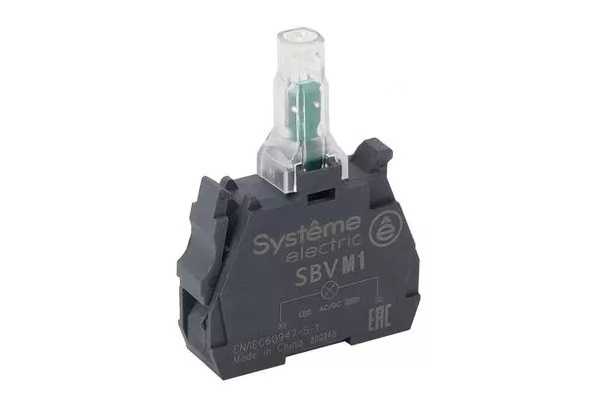SBVM1 230-240VAC Systeme Electric (белый) индикатор светосигнальный