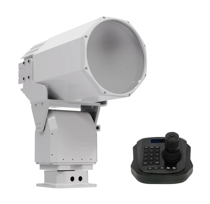 SSD-300R/Q3 2,5° 300W 220V 50/60Hz IP66 АМЭО прожектор светодиодный судовой с электроприводом