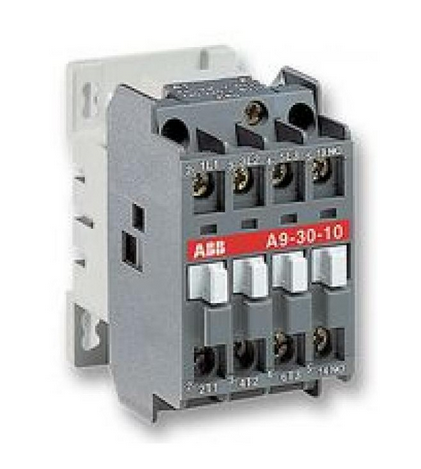 A9-30-10 25A 220VAC 4kW 400V 3P 1NO ABB контактор