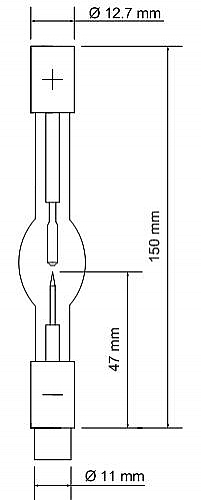 150W 18V XM150-13HS/R ASL лампа ксеноновая