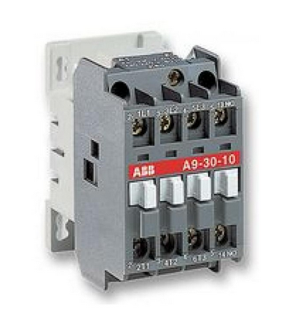 A9-30-10 25A 220VAC 4kW 400V 3P 1NO 1SBL141001R8010 ABB контактор