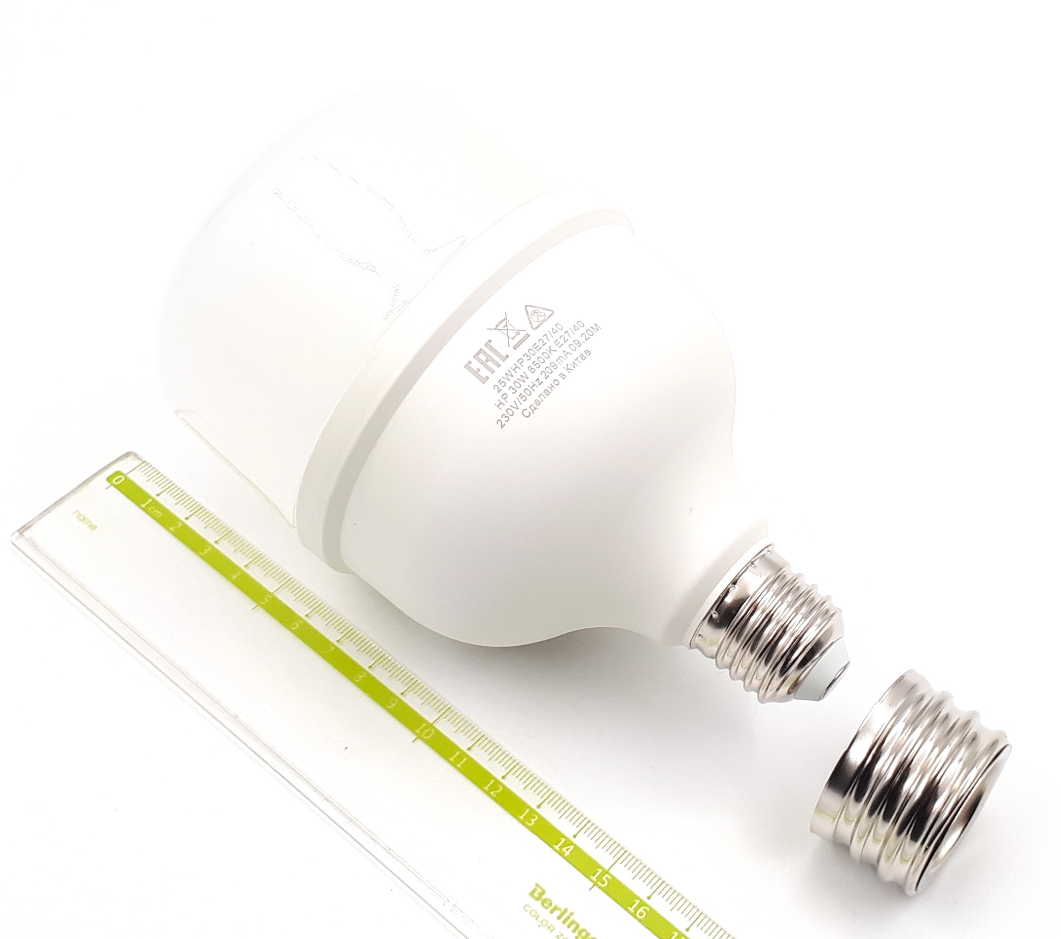 E27 30W 185-250VAC 6500K LOC 100/185mm лампа светодиодная