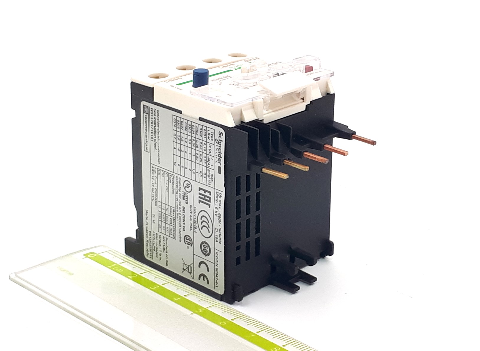 LR2K0312 3,7-5,5A Schneider Electric реле тепловое