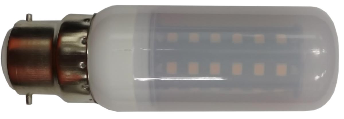 B22 8W 24-85V 3000K F18-BS TauRay лампа светодиодная