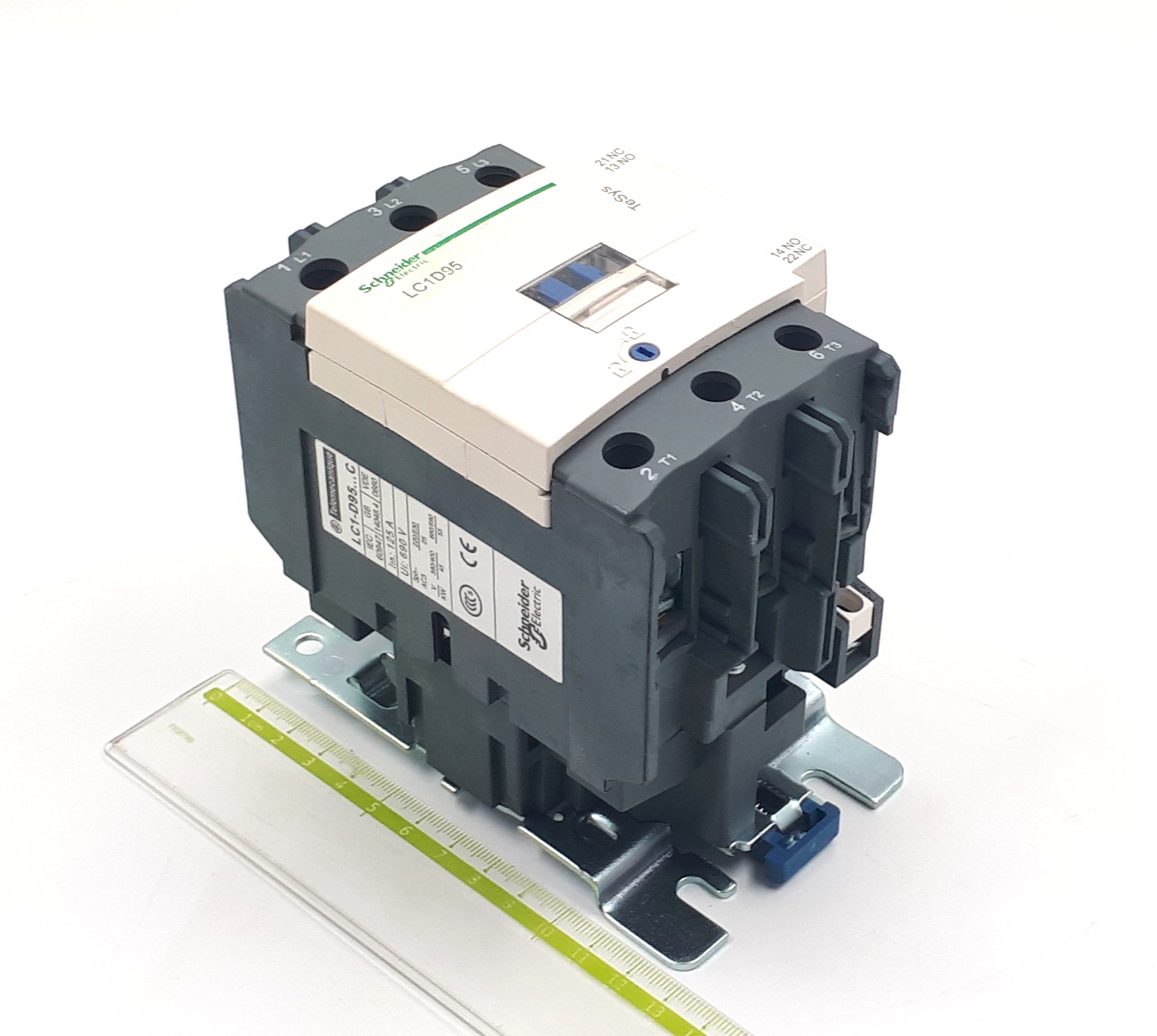 LC1-D95Q7C 125A 380VAC 45kW 380V 3P 1NO+1NC Schneider Electric контактор