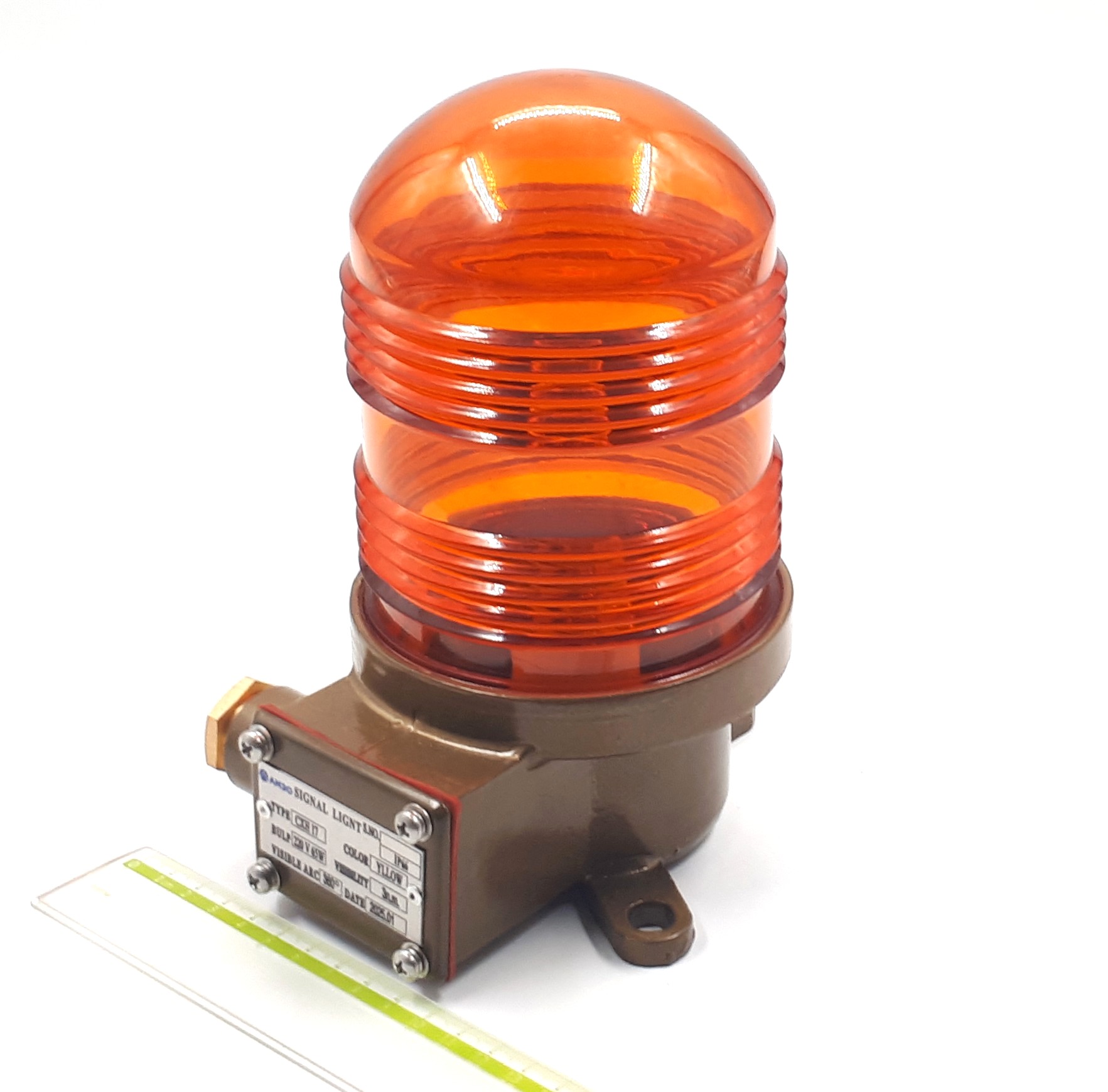 CXH17 360° 65W 220VAC LZ желтый фонарь сигнально-отличительный