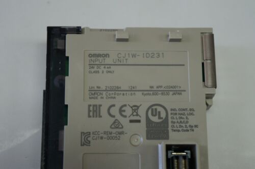 PLC CJ1W-ID231 INPUT UNIT Module Omron